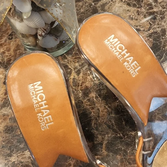 Michael Kors Lucite Slide Heels - Picture 2 of 7